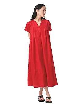 専用【25SS/美品】パラスパレス　コットンリネン　ワンピース　キーネック 25SS/美品】パラスパレス コットンリネン ワンピース キーネック